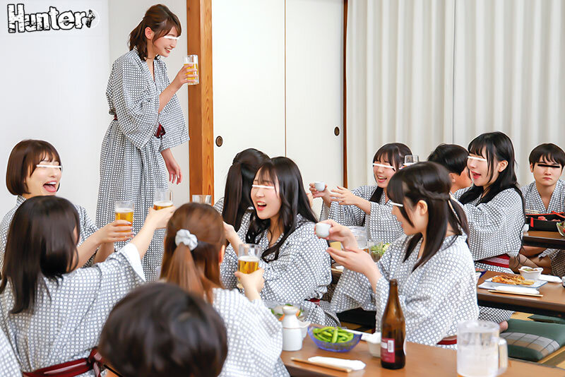 下着メーカーの社員旅行は超乱痴気騒ぎ！社員全員飲みすぎて、見ず知らずの旅行客も巻き込んでハメ外しまくってあっちこっちと色々な部屋で大乱交！││ハイビジョン│huntc00293